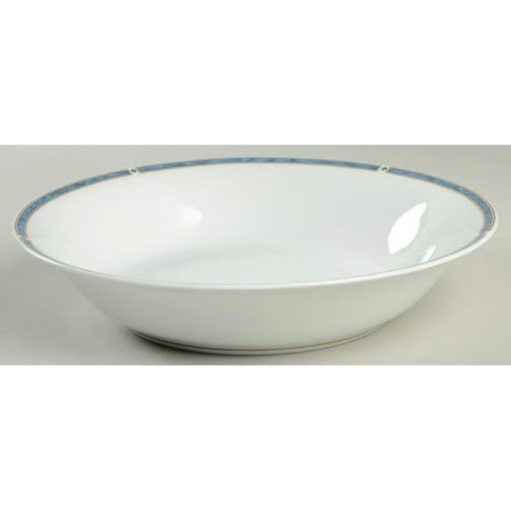 UNUSED Bernardaud Gemme Green LIMOGES SERVING BOWL VHTF 9 1/2"